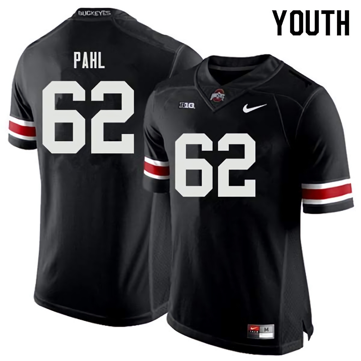 Brandon Pahl Ohio State Buckeyes Youth NCAA #62 Nike Black College Stitched Football Jersey RXS7056JZ
